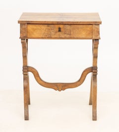Vintage Louis XV Style Rectangular Walnut Sewing Table