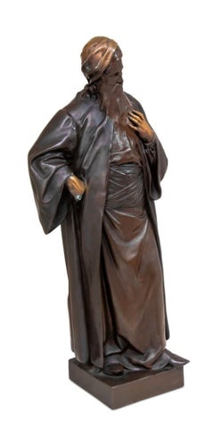 Oskar Gladenbeck, «Nathan der Weise», escultura de bronce patinado