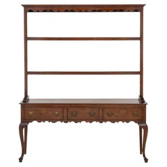 Welsh Oak Dresser with Cabriole Legs, 19th Century