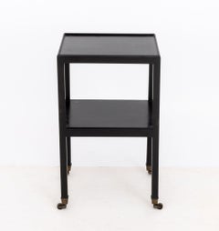 Beistelltisch im Chinoiserie-Stil, vergoldet und schwarz lackiert