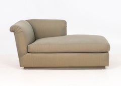 R. Jones and Associates Golden Sheen Upholstered Chaise Longue