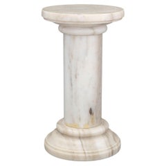 Neoclassical Style Diminutive Carved Quartz Doric Column