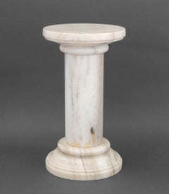 Neoclassical Style Diminutive Carved Quartz Doric Column