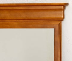 Canadian Neoclassical Style Rectangular Maple Framed Mirror