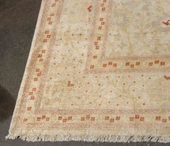 Turkish Oushak Carpet with Floral Design, 18' x 11' 11"