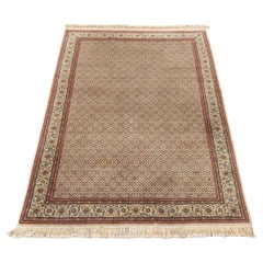 Perisan Herati Rug With Floral Design, 9' 5" x 8' 10"