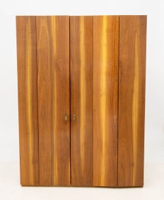 Dunbar Furniture Corporation Vintage Walnut Two-Door Wardrobe