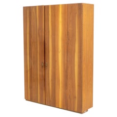 Dunbar Furniture Corporation Vintage Walnut Two-Door Wardrobe