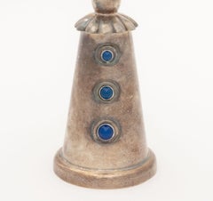 John Boggio for Roux-Marquiand Silver Plate Clown Form Spice or Salt Shaker