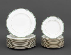 Wedgwood "Jade" Pattern Bone China Partial Dinnerware Service, 82