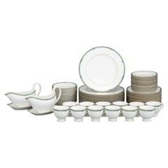 Wedgwood "Jade" Pattern Bone China Partial Dinnerware Service, 82