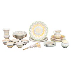 Victoria and Richard MacKenzie-Childs Partial Dinner Service, 27 Pieces