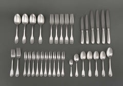 Christofle Silver Plate Assembled Flatware Service, 32 Pieces