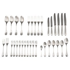 Christofle Silver Plate Assembled Flatware Service, 32 Pieces