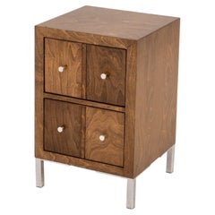 Art Deco Style Vintage Stained Wood Chest of Drawers