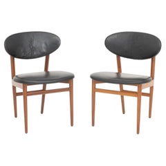 Pair of Grete Jalk for Jacob Kjaer Teak Side Chairs