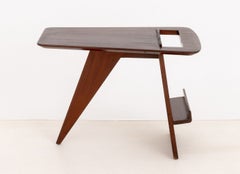 Jens Risom Designs Mid-Century Modern Walnut Magazine Table