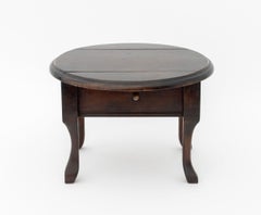 Three Vintage Salesman Sample Pembroke Tables and a Marquetry Writing Table