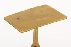 Victorian Salesman Sample Brass Tilt-Top Tripod Table