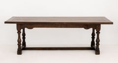 Vintage Charles I Style Rectangular Oak Refectory Table