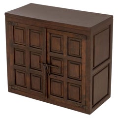 Spanish Colonial Oak Two-Door Cabinet, 18th century