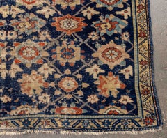 Vintage Persian Floral Motif Tabriz Wool Rug, 6' x 4' 7"