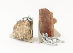 Chen Chen and Kai Williams Pair of "Metamorphic Rock" Bookends, 2013