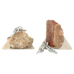 Chen Chen and Kai Williams Pair of "Metamorphic Rock" Bookends, 2013