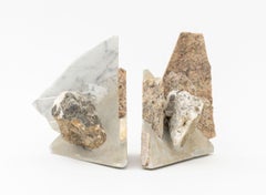 Chen Chen and Kai Williams Pair of "Metamorphic Rock" Bookends, 2013