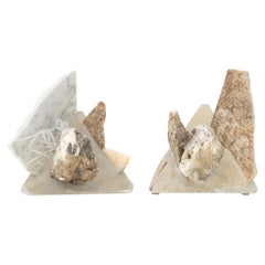 Chen Chen and Kai Williams Pair of "Metamorphic Rock" Bookends, 2013