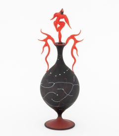 Collection of Two Murano Glass Figural Motif Perfume Bottles