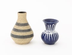 Collection of Twelve Studio Pottery Diminutive Vases