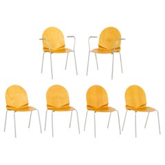 Set of Six Nanna Ditzel for Frederica Furniture "Sonar" Chairs