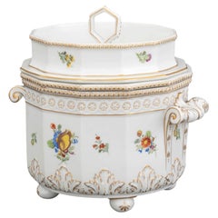 Nymphenburg Porcelain Ice Cream Cooler Pail, 19th Century