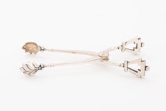 Georg Jensen Vintage "Pyramid" Sterling Silver Ice Tongs