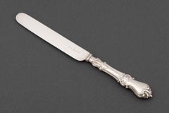 Georgian Silver Plate Dessert Flatware Set for Six, 12 Pieces