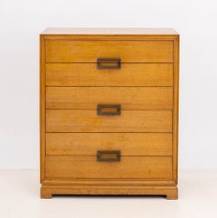 Mid-Century Modern Blonde Mahogany Chest of Drawers