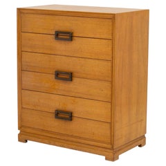 Mid-Century Modern Blonde Mahogany Chest of Drawers
