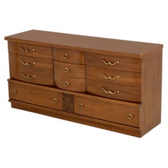 Mid-Century Modern Bassett Furniture Walnut Chest of Drawers