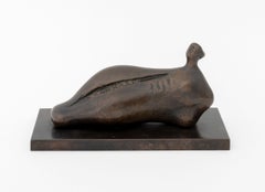 Henry Moore „Liegende Figur: Erbsenschote“, Bronze, 1982