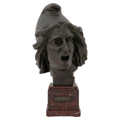 Escultura de bronce antiguo de François Rude, «La Marsellesa», siglo XIX