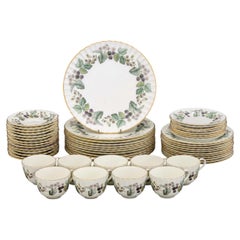 Royal Worcester "Lavinia" Pattern Partial Dinner Service, 54 Pieces