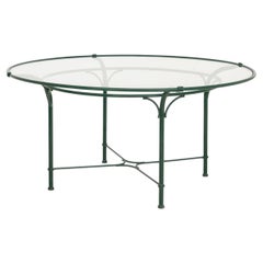Richard Frinier for Brown Jordan "Venetian" Green Painted Circular Table