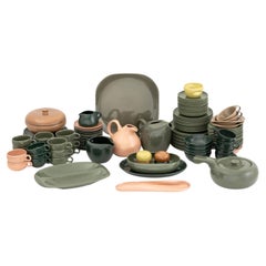 Russel Wright x Steubenville Partial Service Set, 113 Pieces