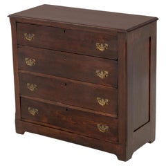 Chippendale Style Mahogany Chest of Drawers with Brass Pulls