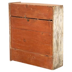 American Primitive Painted Pine Chest, 19th Century