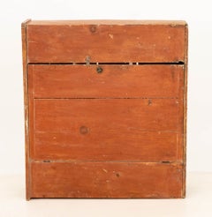 American Primitive Painted Pine Chest, 19th Century