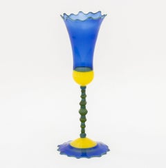 Collection of Signed Contemporary Studio Glass Vessels, 5