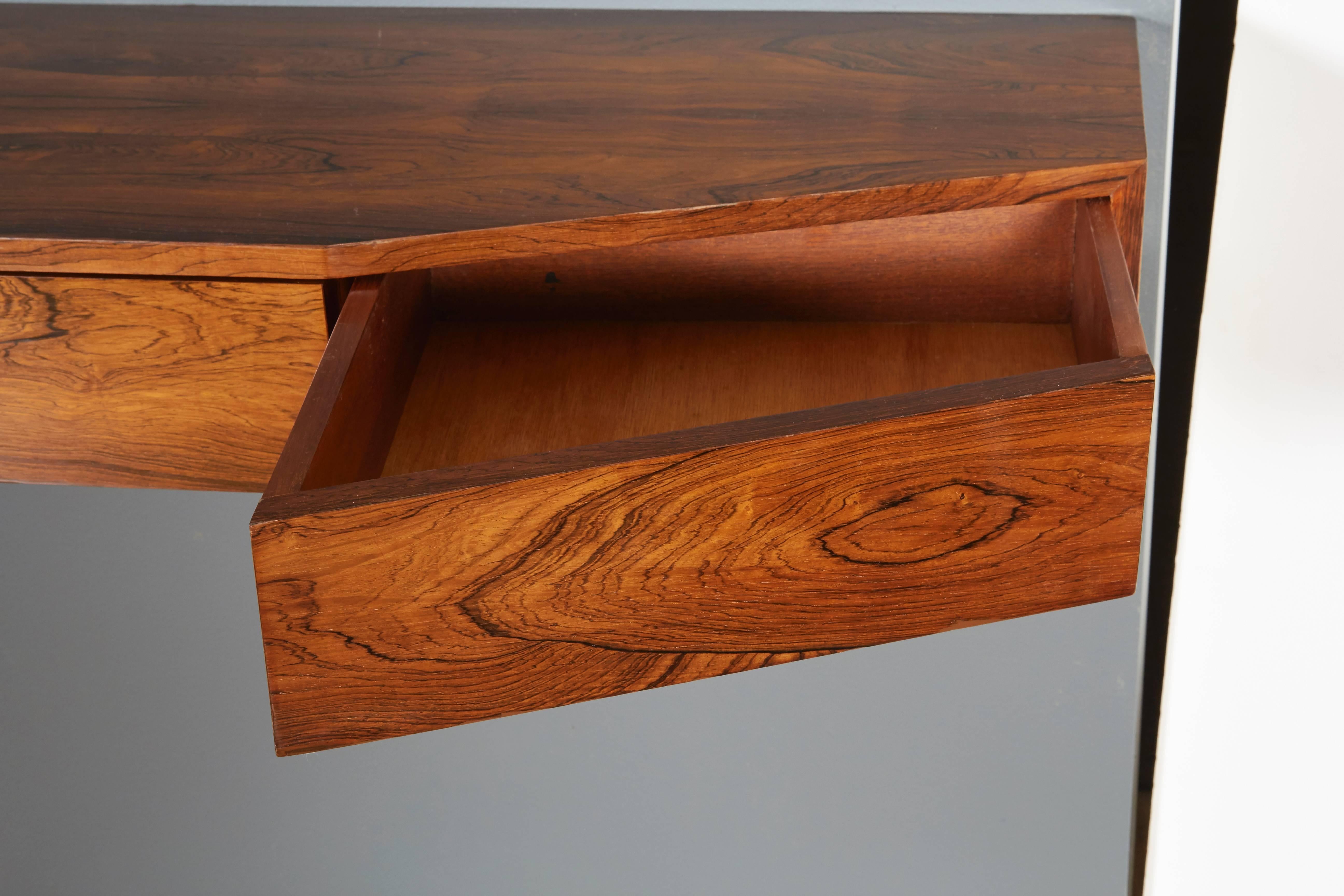Jorge Zalszupin Jacarandá Wall Console In Excellent Condition In New York, NY
