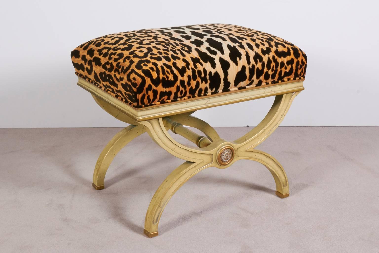 animal print bench